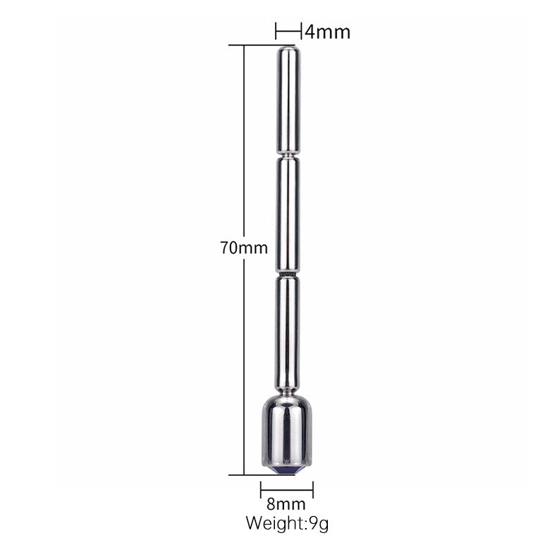 Stainless Steel Notched Urethral Sound