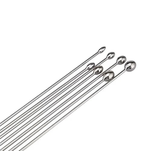 Stainless Steel Ball Tipped Urethral Sound - penisplug.co.uk