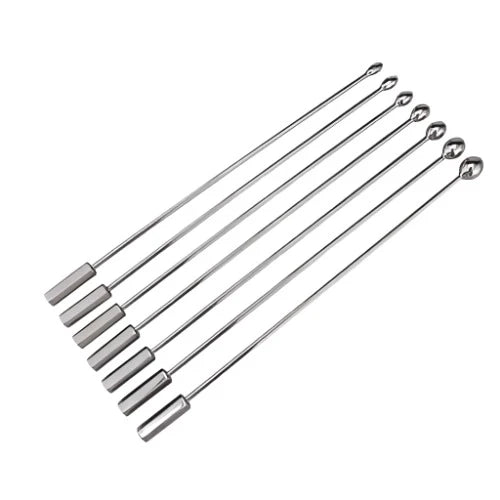 Stainless Steel Ball Tipped Urethral Sound - penisplug.co.uk