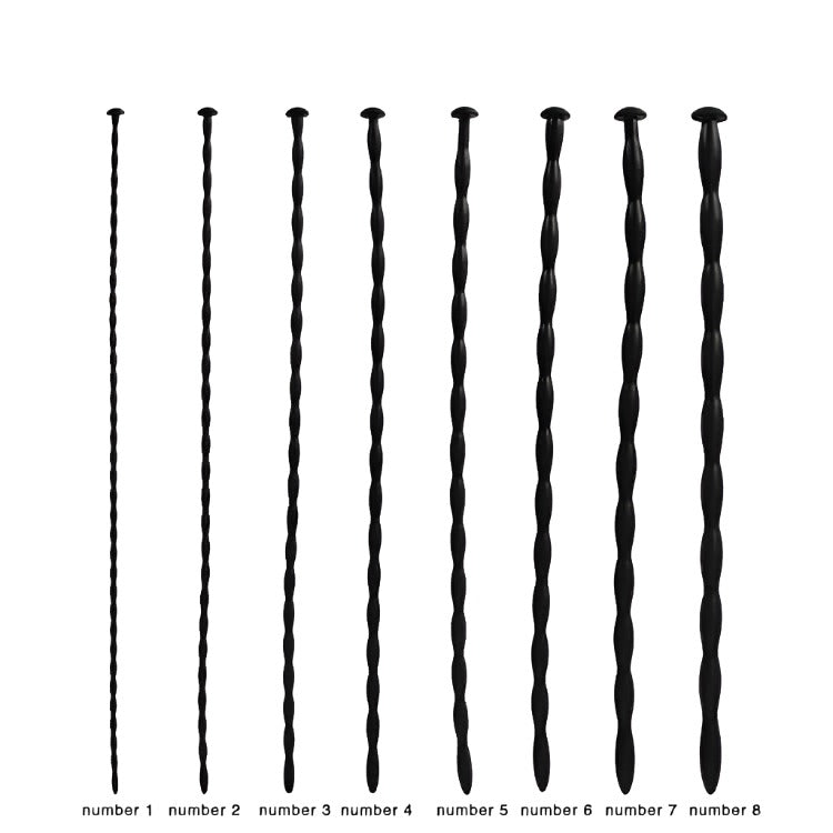 Silicone Braided Dilating Urethral Sound - penisplug.co.uk