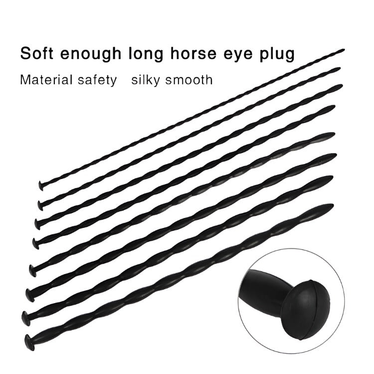 Silicone Braided Dilating Urethral Sound - penisplug.co.uk