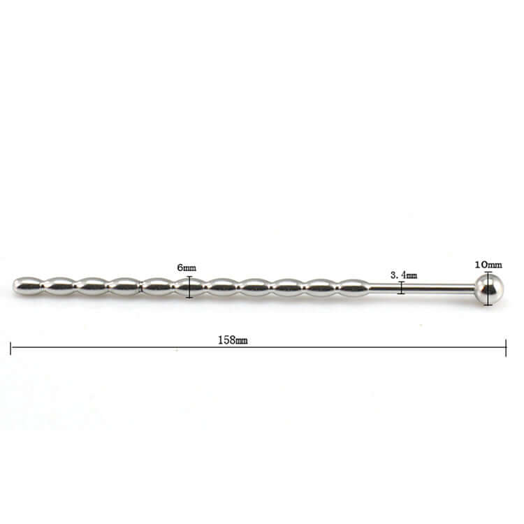 Stainless Steel Beaded Urethral Sound