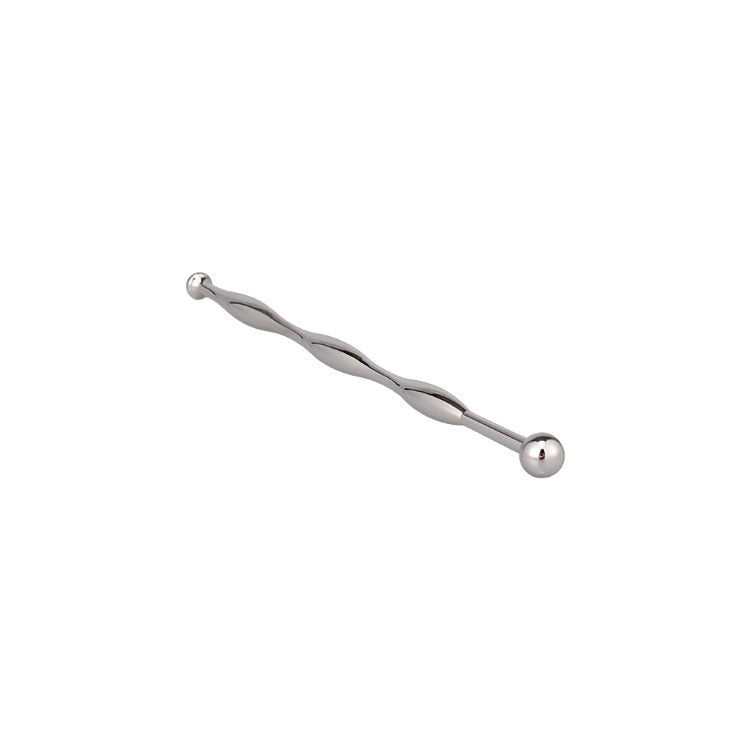 Stainless Steel Wavy Urethral Sound - penisplug.co.uk