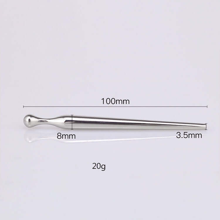 Stainless Steel Round Tip Penis Plug - penisplug.co.uk