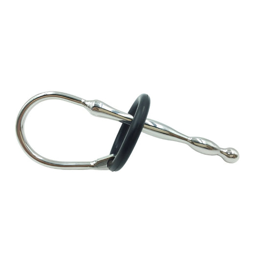 Stainless Steel & Silicone Sperm Stopper Penis Plug