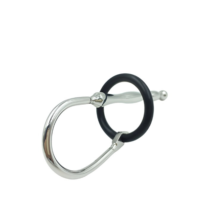 Stainless Steel & Silicone Sperm Stopper Penis Plug