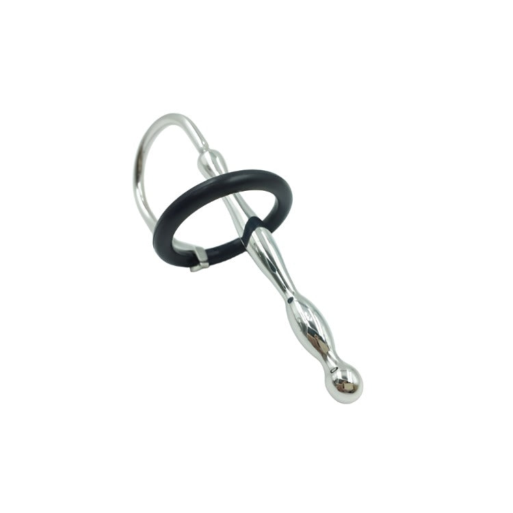 Stainless Steel & Silicone Sperm Stopper Penis Plug