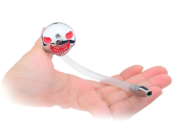 Zinc Alloy Red Devil Penis Plug - penisplug.co.uk