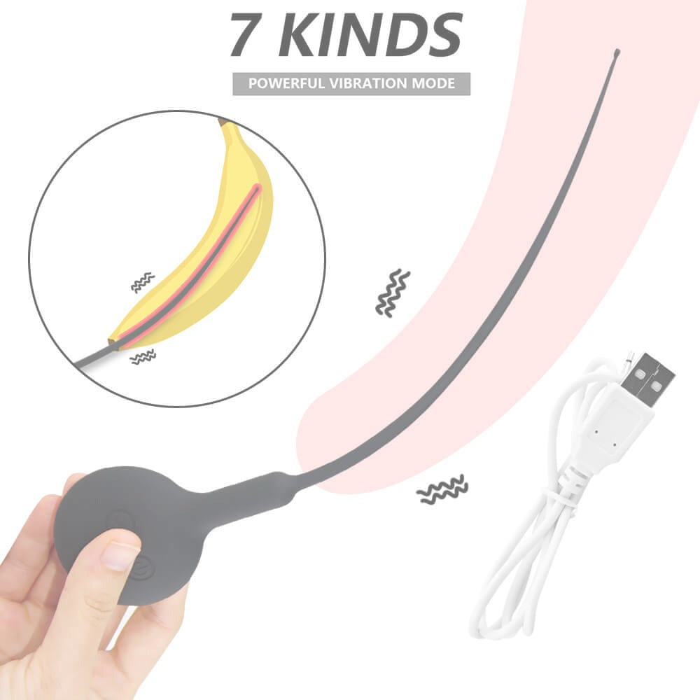 Silicone Vibrating Urethral Sound