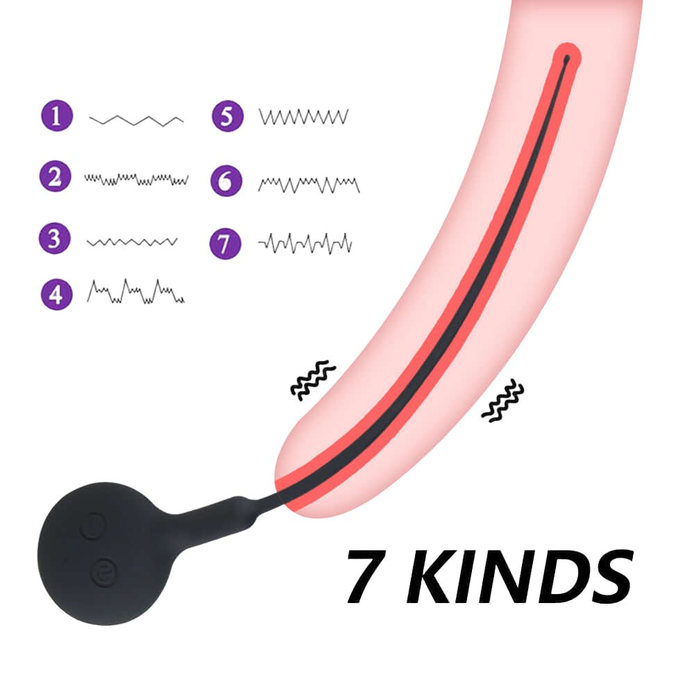 Silicone Vibrating Urethral Sound