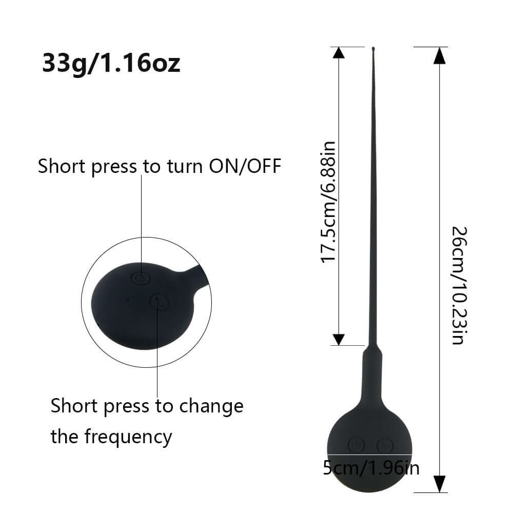Silicone Vibrating Urethral Sound