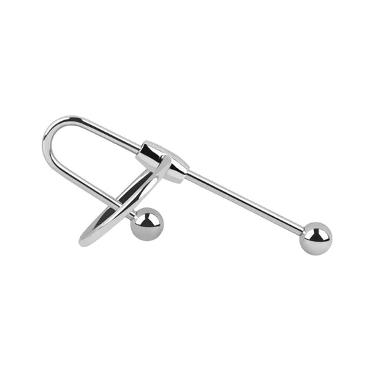 Stainless Steel Ball Tipped Sperm Stopper Penis Plug