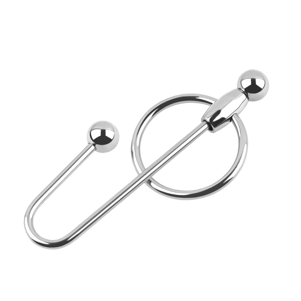 Stainless Steel Ball Tipped Sperm Stopper Penis Plug