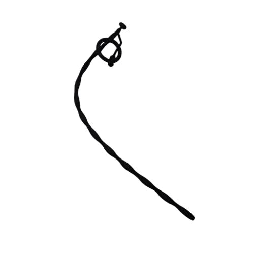 Silicone Braided Urethral Sound With Plug - penisplug.co.uk