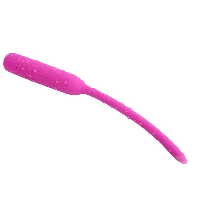 Silicone Vibrating Urethral Sound - penisplug.co.uk