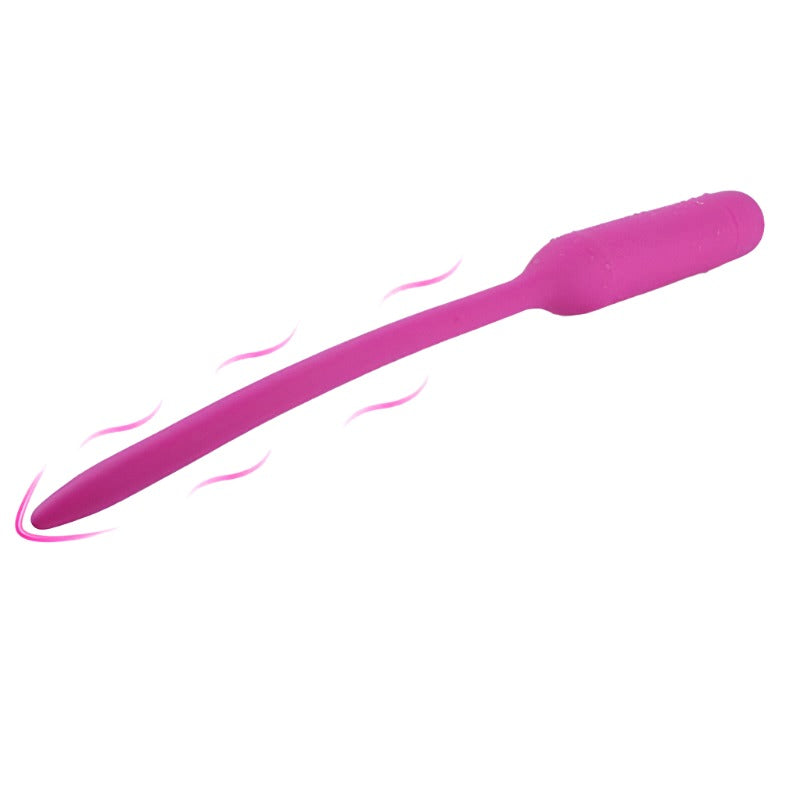 Silicone Vibrating Urethral Sound - penisplug.co.uk