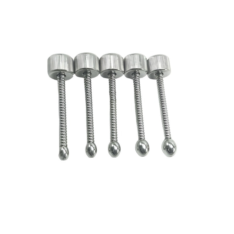 Stainless Steel Ribbed Sperm Stopper Penis Plug - penisplug.co.uk